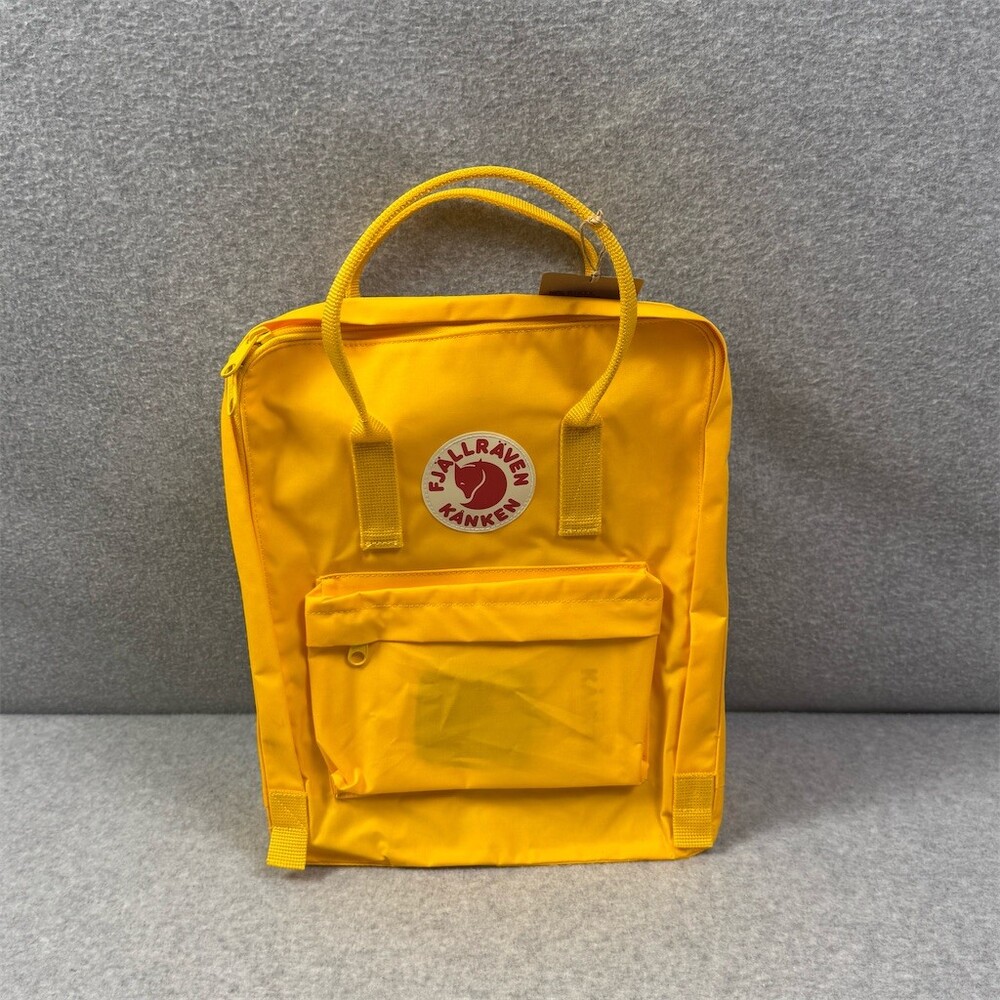 Fjällräven Kånken Original Backpack Unisex Warm Yellow Solid Everyday